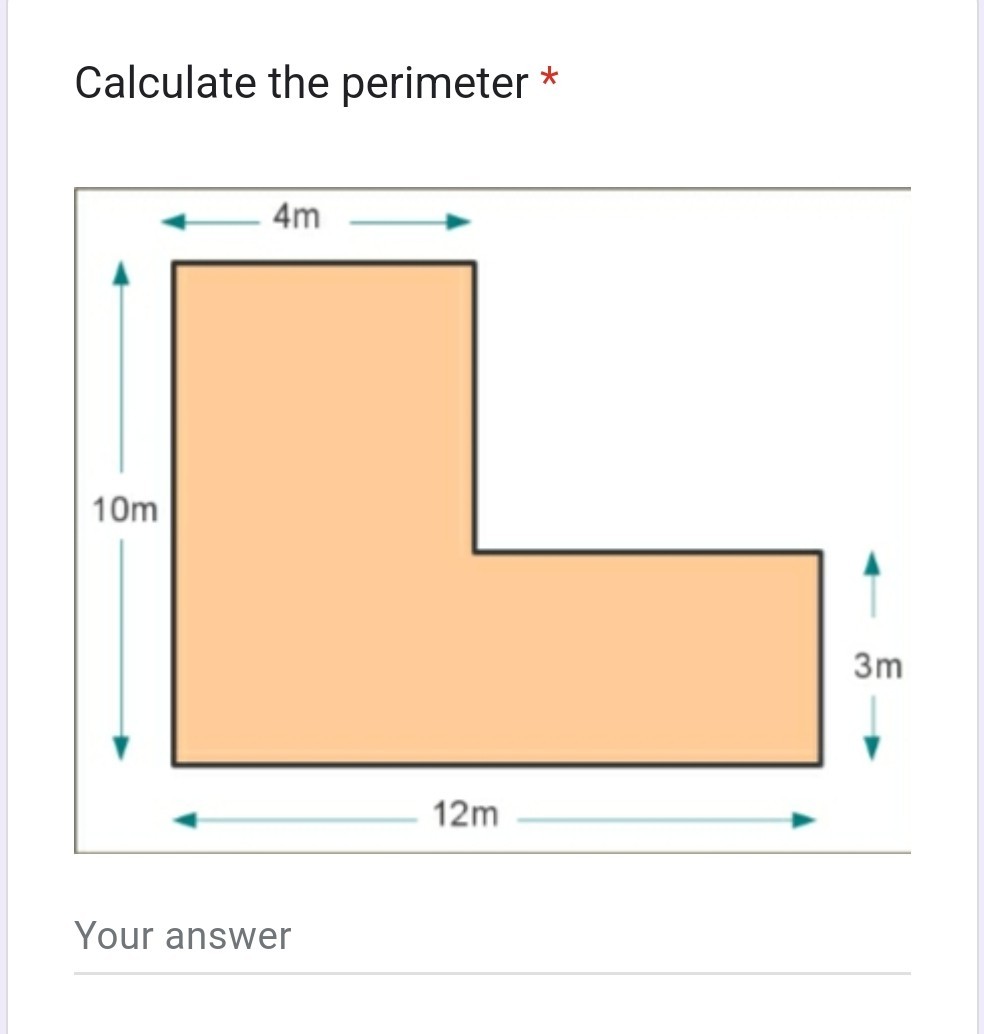 SOLVED: Calculate the perimeter * Your answer