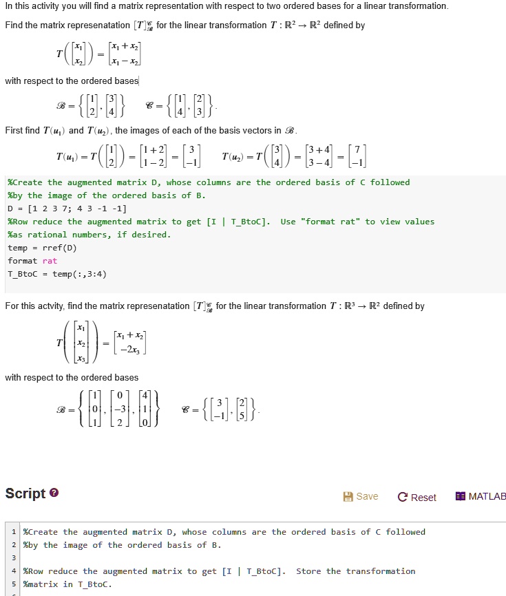 please help me solve this matlab in this activity you will find a ...