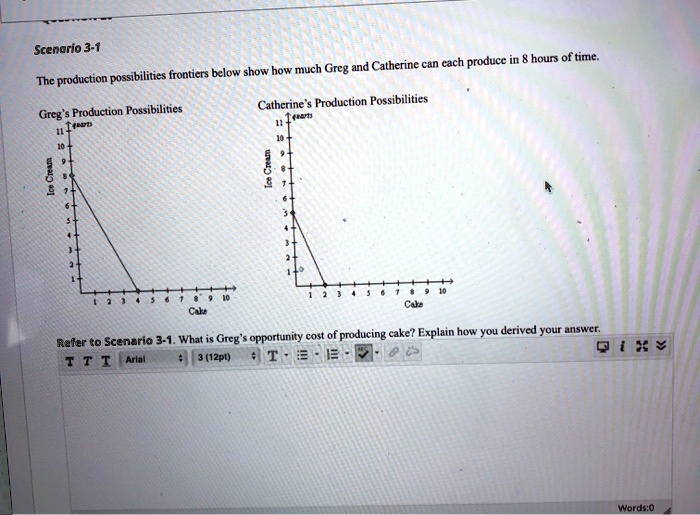 scenario 3 1 the production possibilities frontiers below show how much ...