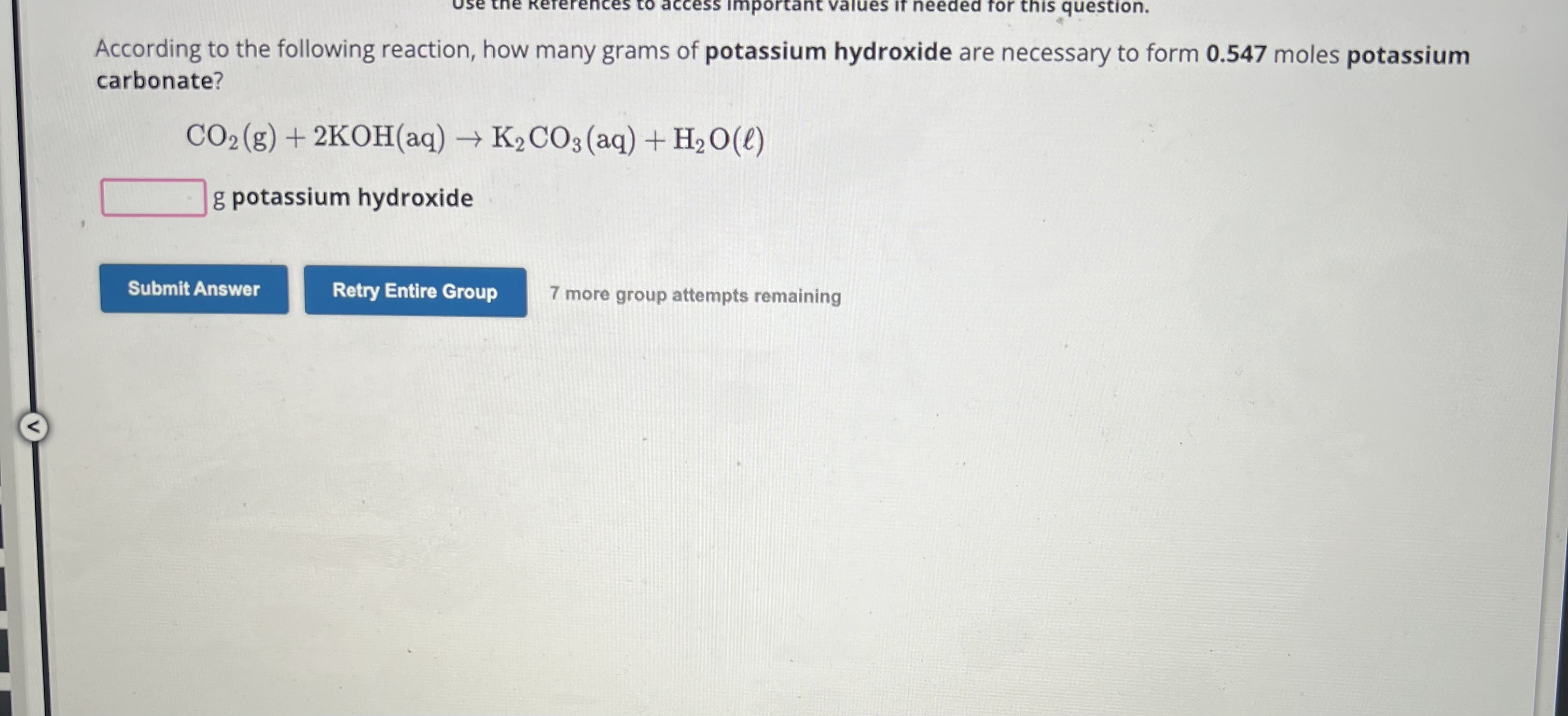 Solved According To The Following Reaction How Many Grams Of