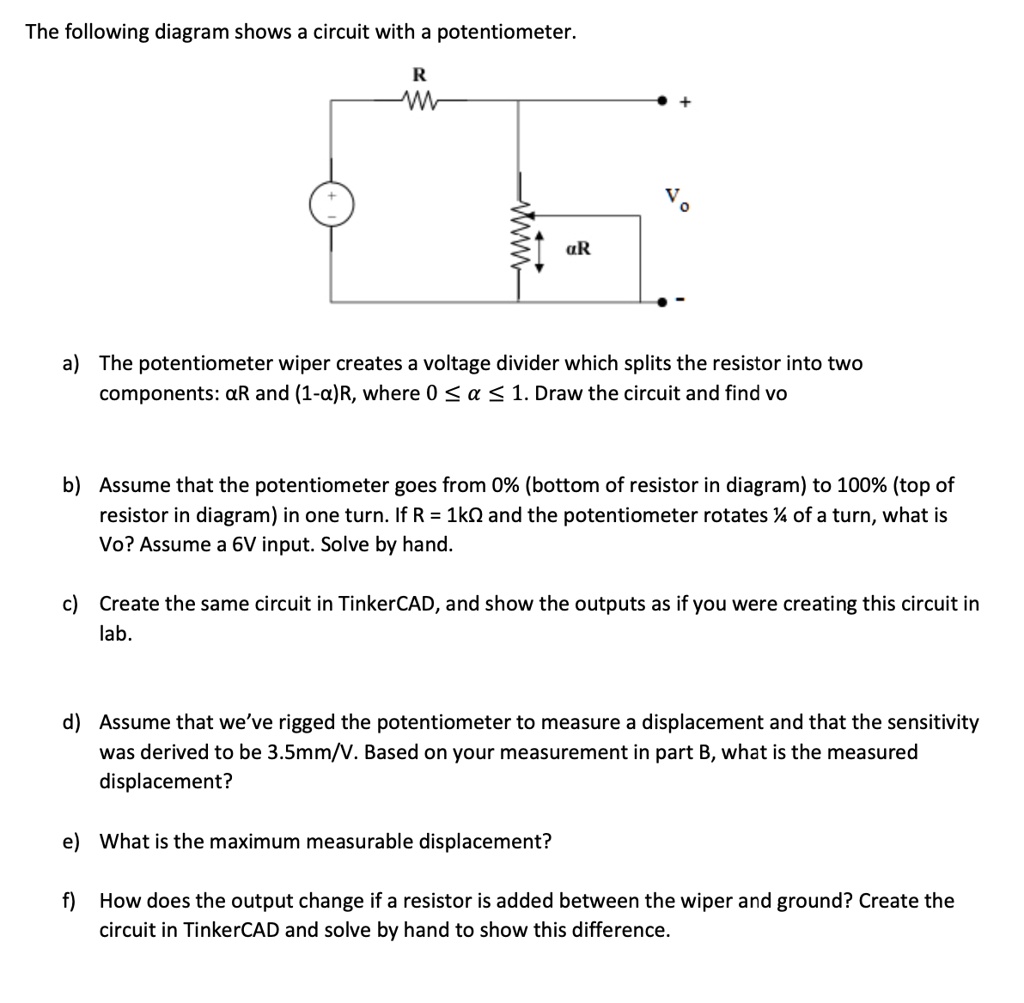 SOLVED: Texts: Please help with part c and f. The following diagram ...