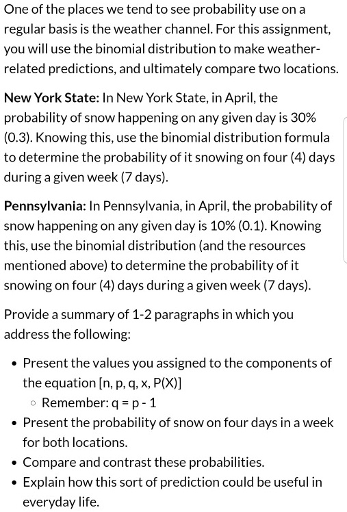 One of the places we tend to see probability used on a regular basis is