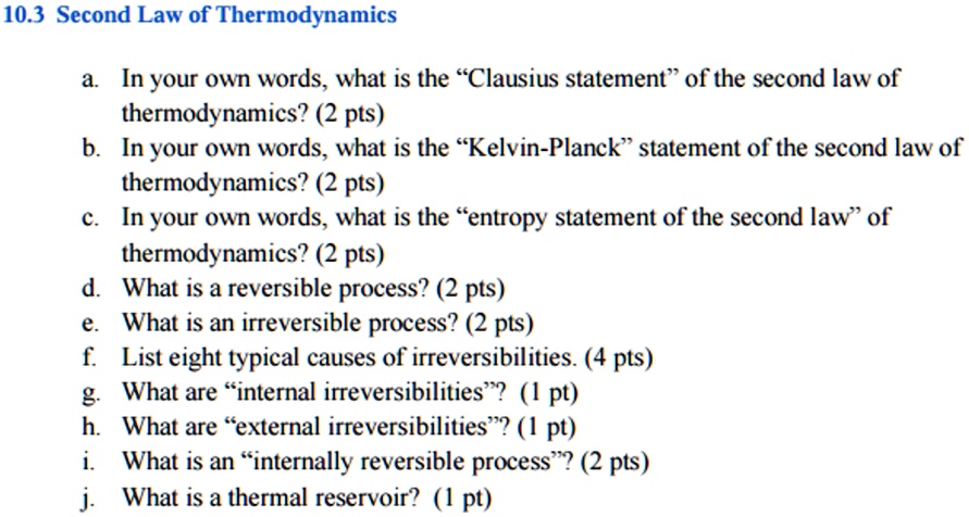 kelvin planck statement of second law of thermodynamics in simple words