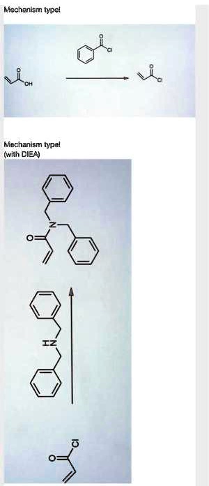 Mechanism type! (with DIEA) IZ C Z u and yo CI HO Mechanism...