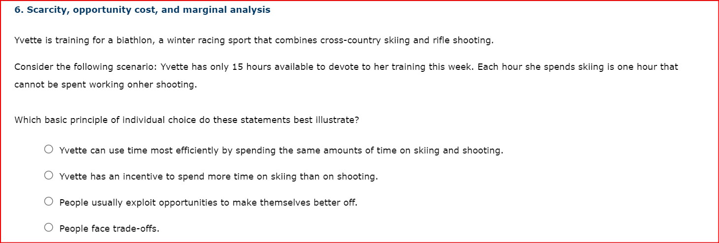 yvette is training for a biathlon a winter racing sport that combines