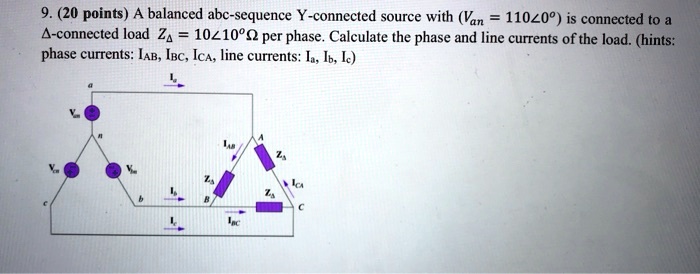 920 pointsa balanced abc sequence y connected source with van1100 is ...
