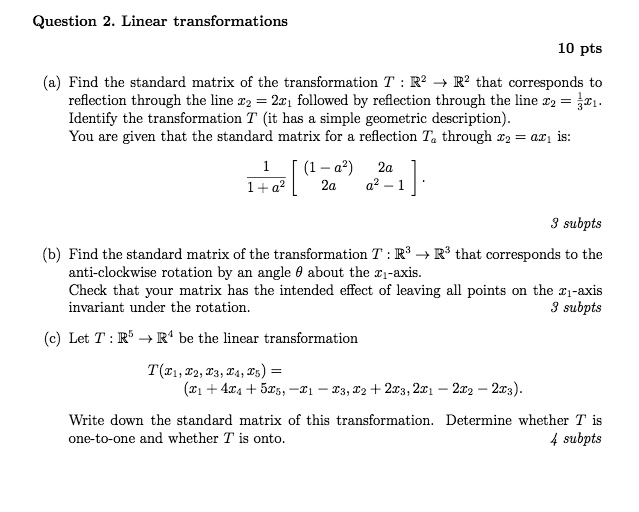 Derivation of Standard matrix for CLOCKWISE rotation 