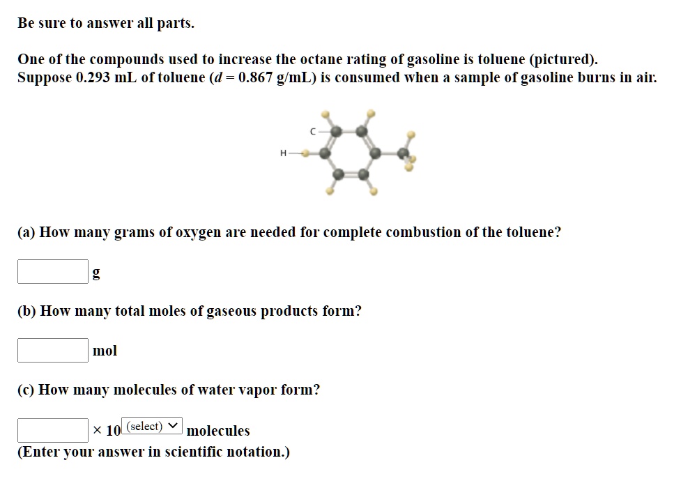 SOLVED Be sure to answer all parts. One of the compounds used to