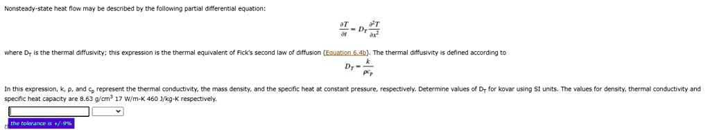 SOLVED Nonsteady state Heat Flow May Be Described By The Following solved-nonsteady-state-heat-flow-may-be-described-by-the-following