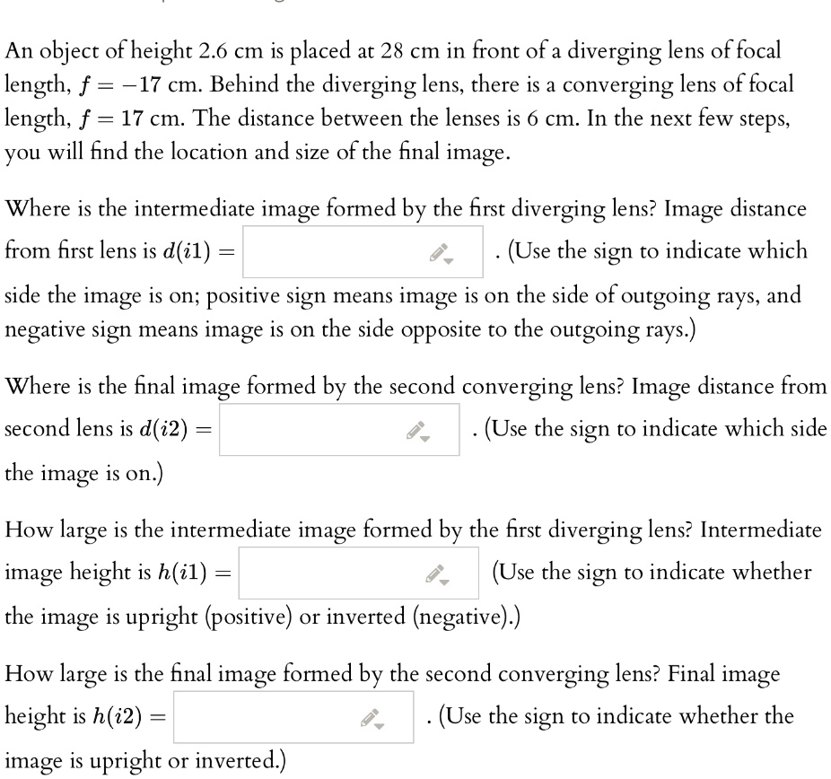 solved-an-object-of-height-2-6-cm-is-placed-at-28-cm-in-front-f-a