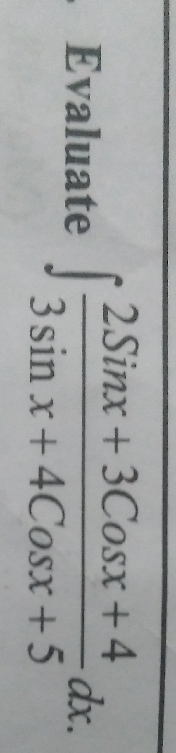 solved-evaluate-2-sin-x-3-cos-x-4-3-sin-x-4-cos-x-5-d-x