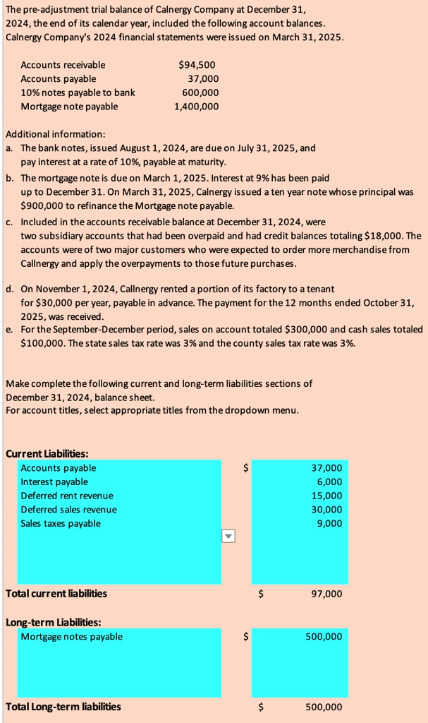 solved-the-pre-adjustment-trial-balance-of-calnergy-company-at