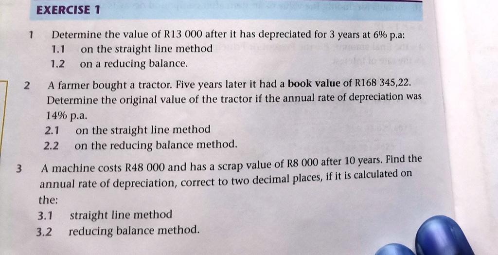 SOLVED EXERCISE1 1 Determine the value of R13 000 after it has