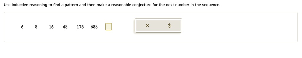 Solved Use Inductive Reasoning To Find Pattern And Then Make Solved Use Inductive Reasoning To Find Pattern And Then Make