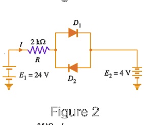 SOLVED: Determine the current I in the circuit shown in Figure (2 ...