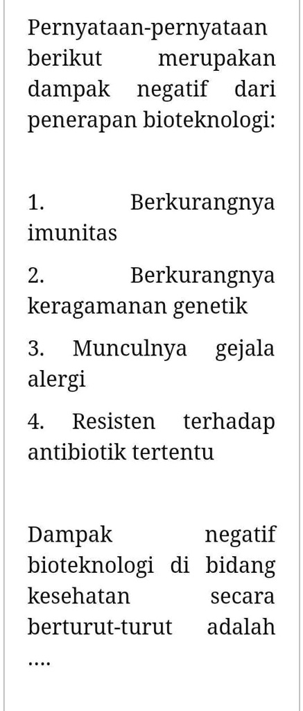 SOLVED: A1 Dan 2B2 Dan 3C2 Dan 4D1 Dan 3E3 Dan 4 Pernyataan-pernyataan ...