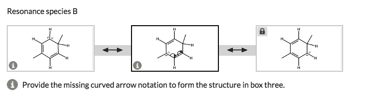 SOLVED: Resonance Species B Provide The Missing Curved Arrow Notation ...