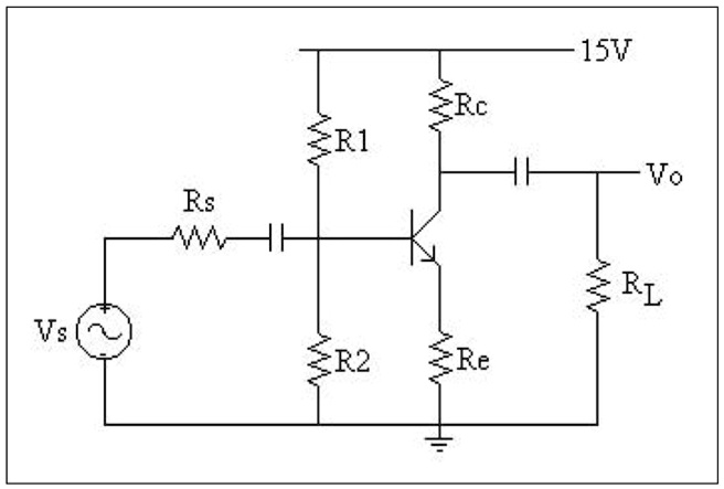 SOLVED: For the circuit below, calculate the input resistance, output ...