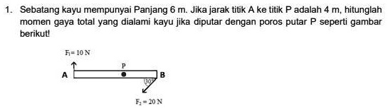 SOLVED: tolong bantu saya pliss Sebatang kayu mempunyai Panjang Jika ...