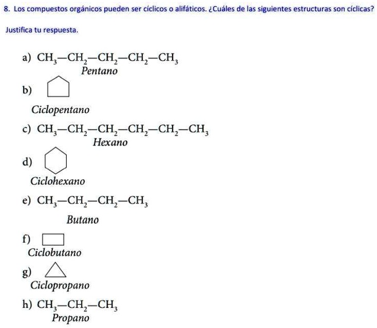 SOLVED: Ayudaaaaaaaaaaaaaaaaaaaaaa Los Compuestos Orgánicos Pueden Ser ...