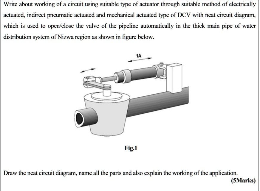 SOLVED: Write about the working of a circuit using a suitable type of