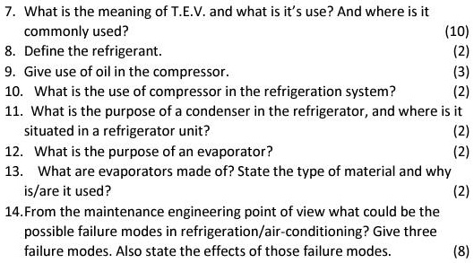 SOLVED: 7 to 14 What is the meaning of T.EV. and what is its use? And ...