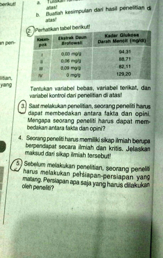 Solved Bantuin Jawab Nomor Yang Dilingkarin Dong Gurunya Belum Ada Jelasin Msad Atasl Dari 8967