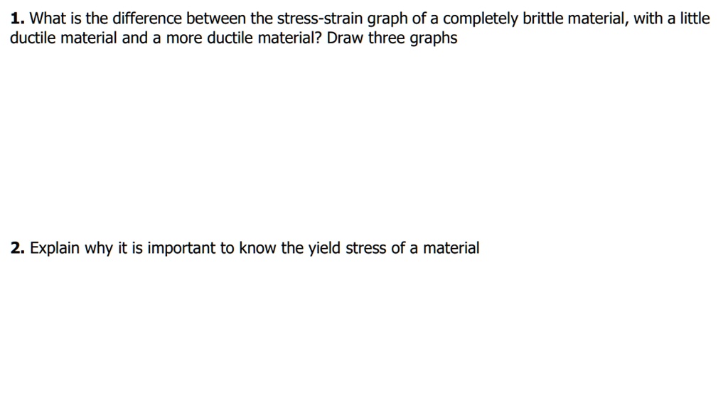 SOLVED Answer the following questions 1. What is the difference