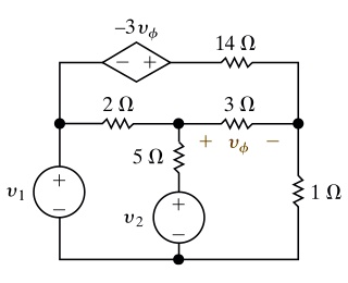 consider the circuit shown in figure 1 suppose that v1 10 v and v2 4 v ...