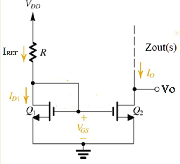 SOLVED: Consider the current mirror (source) circuit shown in the ...