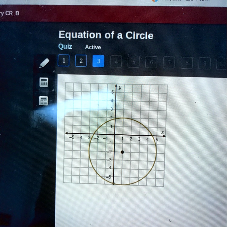 SOLVED: 'Which equation represents a circle with the same radius as the ...