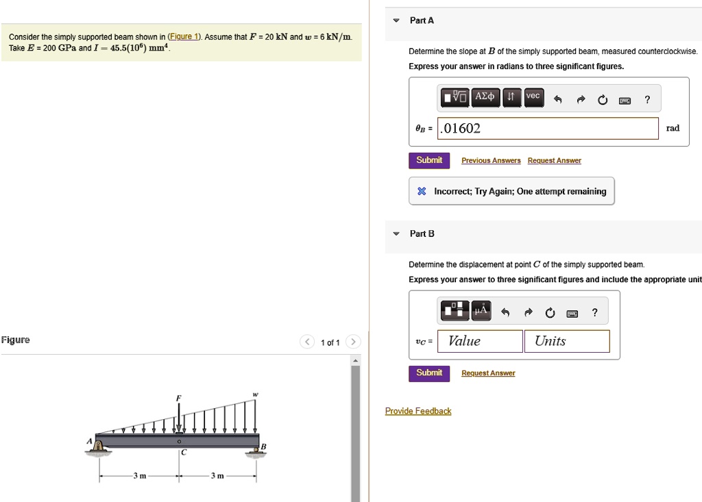 consider the simply supported beam shown in figure 1 assume that f 20 ...