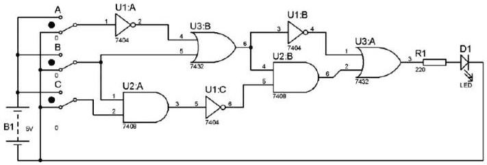 SOLVED: Assemble the circuit in** tinkercad **shown in the figure, fill ...