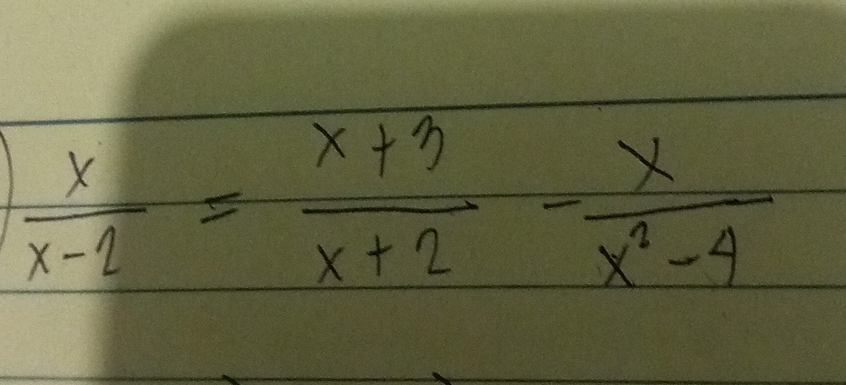 SOLVED x x 2 x 3 x 2 x x 2 4 