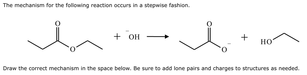 SOLVED: The mechanism for the following reaction occurs in a stepwise