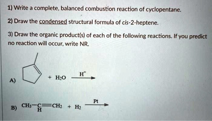 Cyclopentane Condensed Structural Formula 9067