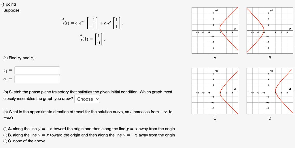 SOLVED: Suppose Y(t) = C1e^(4t) + C2e^(4t) X(t) = âˆš(8t) (a) Find C1 ...