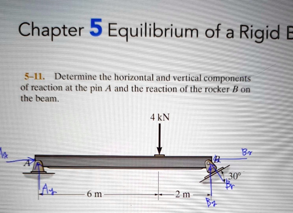 SOLVED: Chapter 5: Equilibrium Of A Rigid Body 5-11. Determine The ...