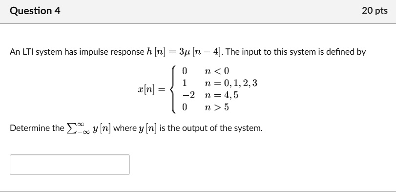 Unit Impulse Response
