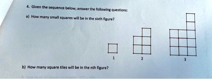 SOLVED: Given the sequence below, answer the following questions: How ...