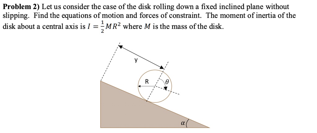 SOLVED: use Lagrangian Mechanics to find the equations of motion AND ...