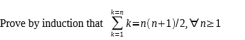prove by induction that knnly2 vnz l 76163