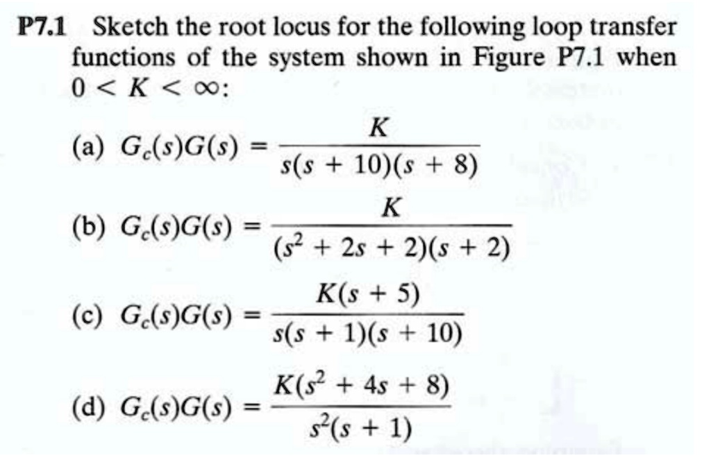 Root Locus Examples with General Steps  Electronics Coach