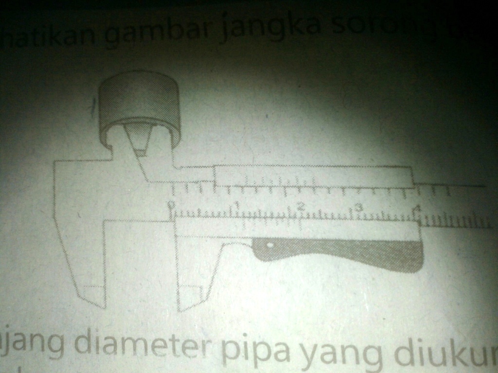 SOLVED: Perhatikan gambar jangka sorong berikut!Panjang diameter pipa ...