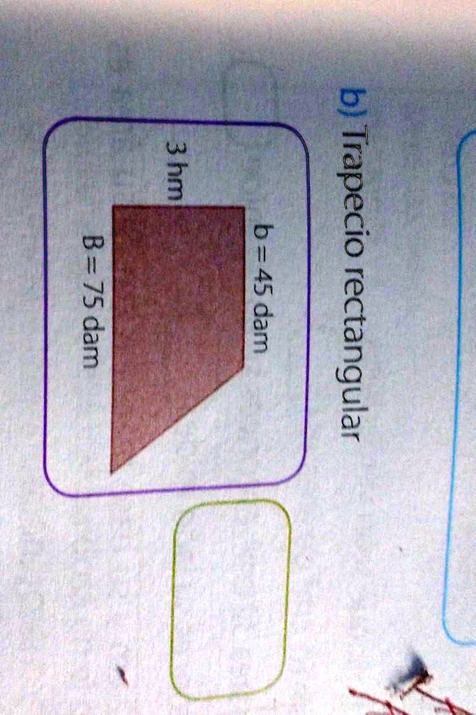 Solved: Observa La Figura Geometrica Indicada Y Calcula Trapecio 