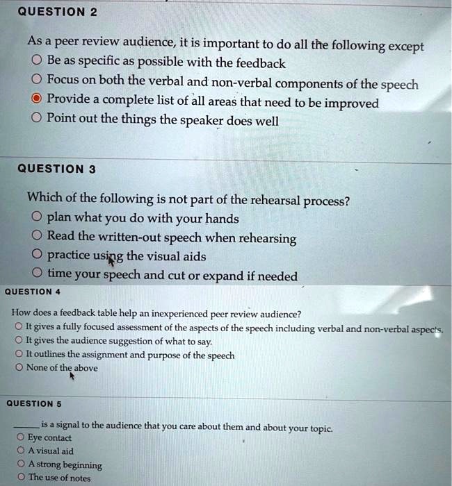 Labels Should Include All The Following Except QUESTION 2 As a peer review audience, it is important to do all the