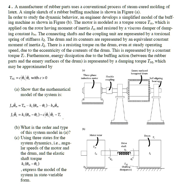 SOLVED: A manufacturer of rubber parts uses a conventional process of ...