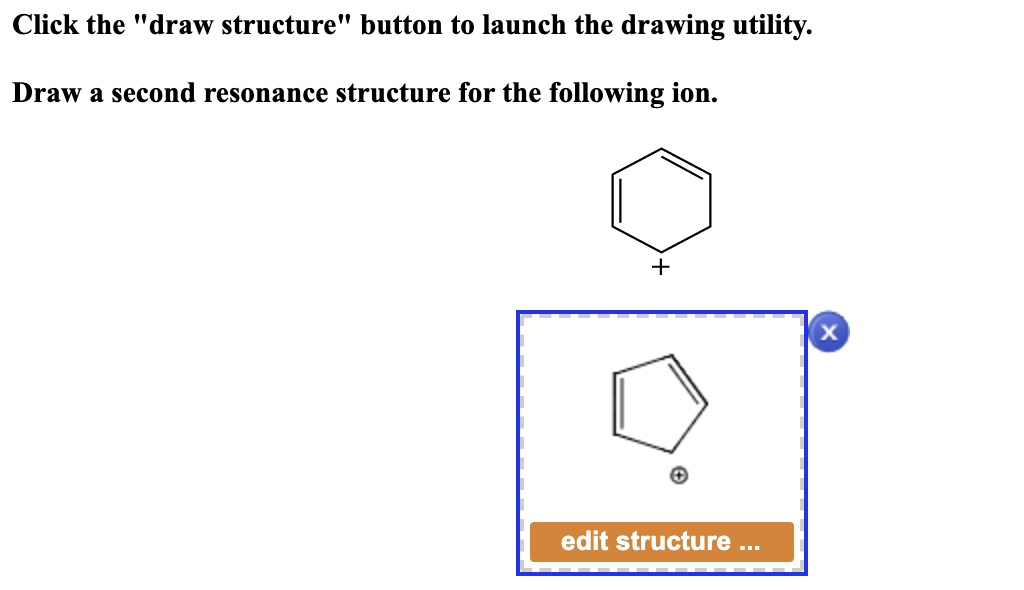 SOLVED Click the "draw structure" button to launch the drawing utility