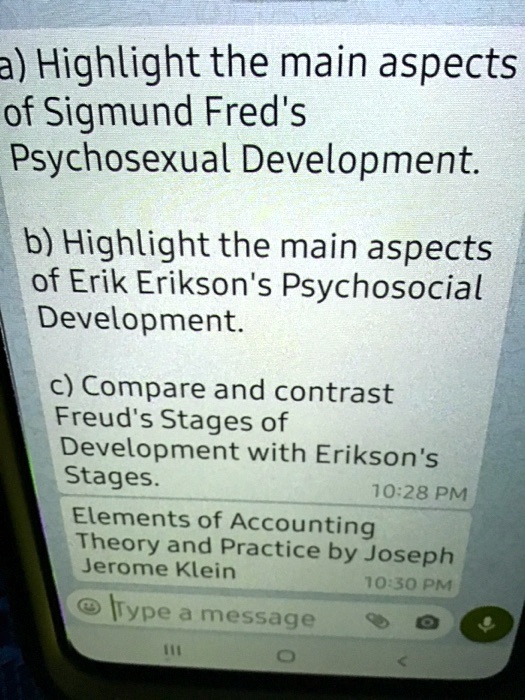 SOLVED Highlight the main aspects of Sigmund Freud s psychosexual