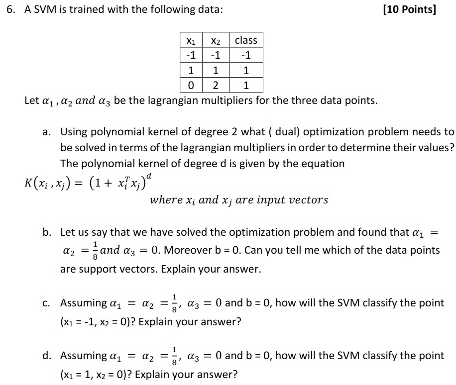 Solved Glven the following class definitions, which of the